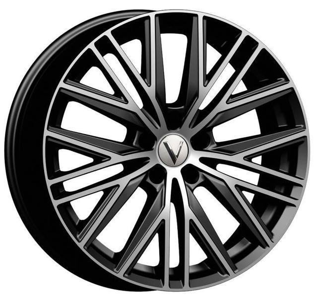 Диски N2O V2235 8.5 х 20 5*114,3 Et: 54 Dia: 67.1 черный с проточкой глянцевый