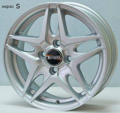 Диски Tech Line 530 6 х 15 4*98 Et: 35 Dia: 58.6 классический серебристый цвет