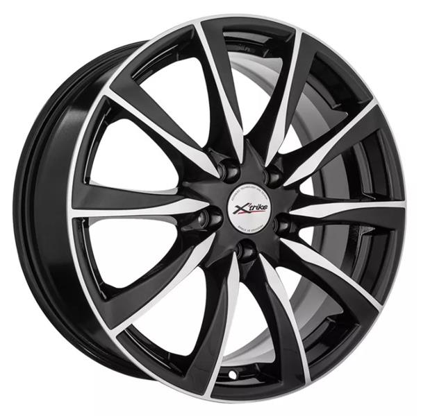 Диски X'trike X-120М 7 х 17 5*114,3 Et: 40 Dia: 64.1 черный с проточкой глянцевый