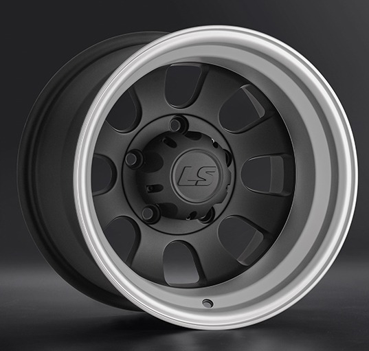 Диски LS wheels 889 10 х 15 5*139,7 Et: -45 Dia: 108.1 черный с проточкой матовый