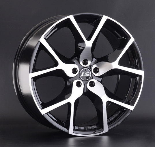 Диски LS wheels FlowForming RC12 8.5 х 20 5*112 Et: 35 Dia: 66.6 черный полностью полированный