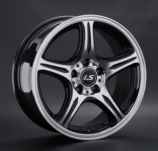 Диски LS wheels LS319 6.5 х 15 5*100 Et: 38 Dia: 57.1 черный полностью полированный