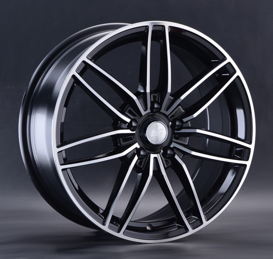 Диски LS wheels 1241 7.5 х 17 4*100 Et: 40 Dia: 60.1 черный полностью полированный
