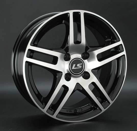 Диски LS wheels LS281 6 х 14 5*100 Et: 35 Dia: 57.1 черный полностью полированный
