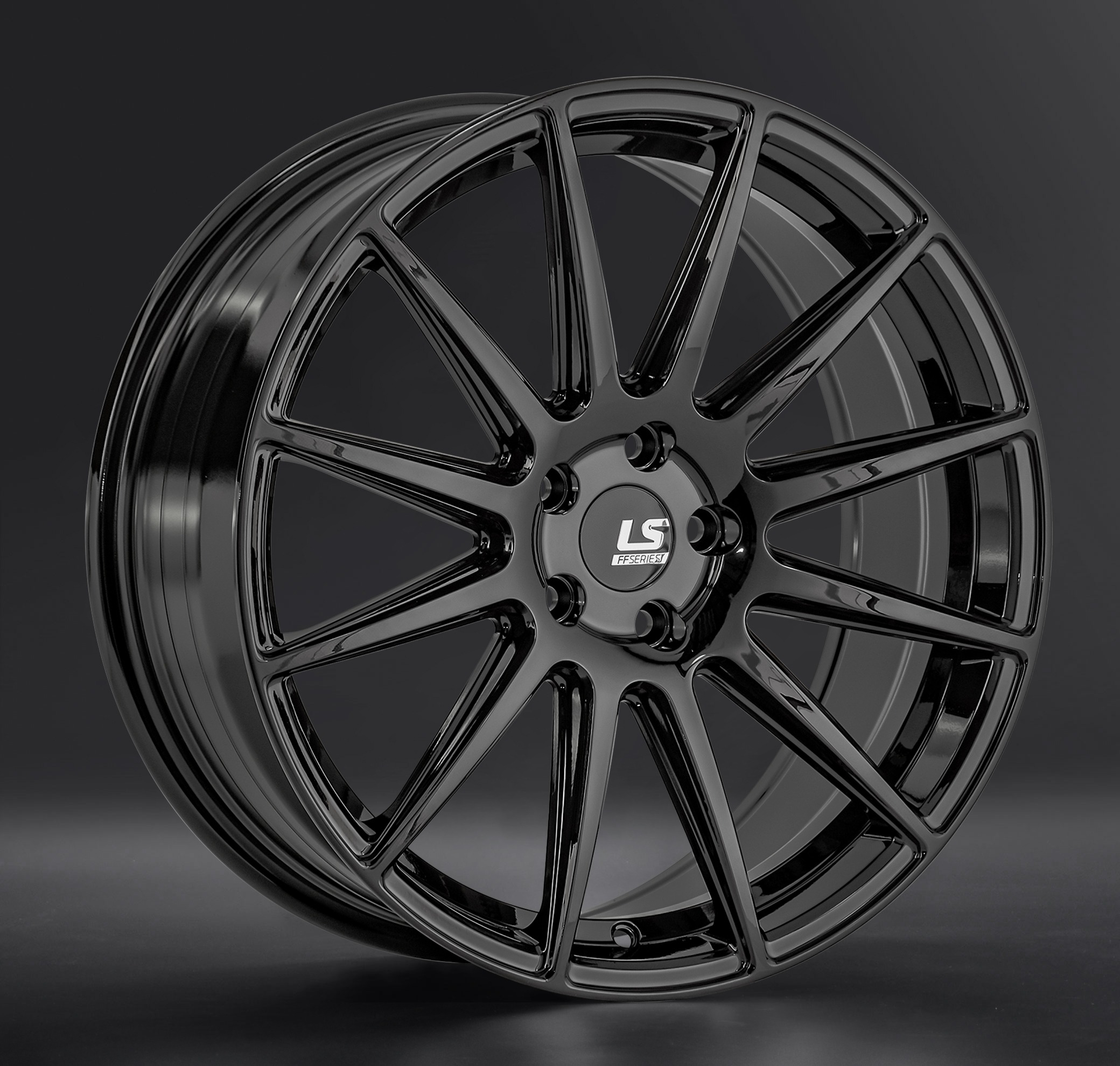 Диски LS wheels FlowForming RC98 8 х 19 5*112 Et: 30 Dia: 66.6 черный матовый