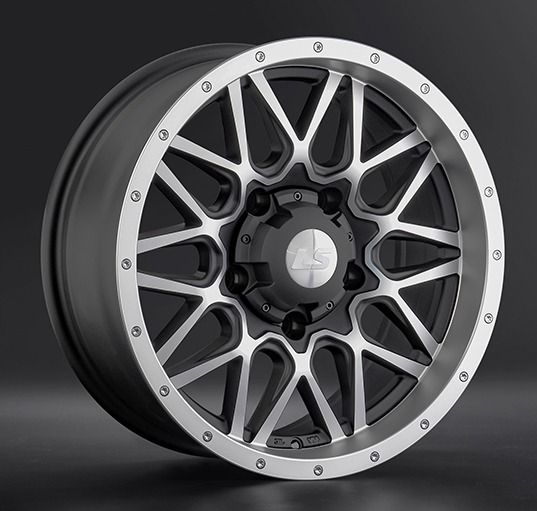 Диски LS wheels LS1341 8 х 17 6*139,7 Et: 10 Dia: 106.1 черный с проточкой матовый