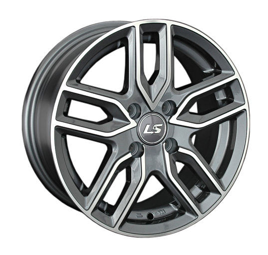 Диски LS wheels LS735 6.5 х 15 5*114,3 Et: 40 Dia: 73.1 серый с полировкой