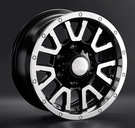 Диски LS wheels LS 1288 7 х 15 6*139,7 Et: 10 Dia: 106.1 черный полностью полированный
