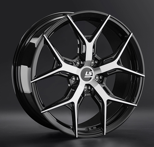 Диски LS Forged FG14 9 х 20 5*112 Et: 20 Dia: 66.6 черный полностью полированный