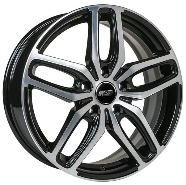 Диски N2O V2200 6.5 х 17 5*114,3 Et: 45 Dia: 54.1 черный с проточкой глянцевый