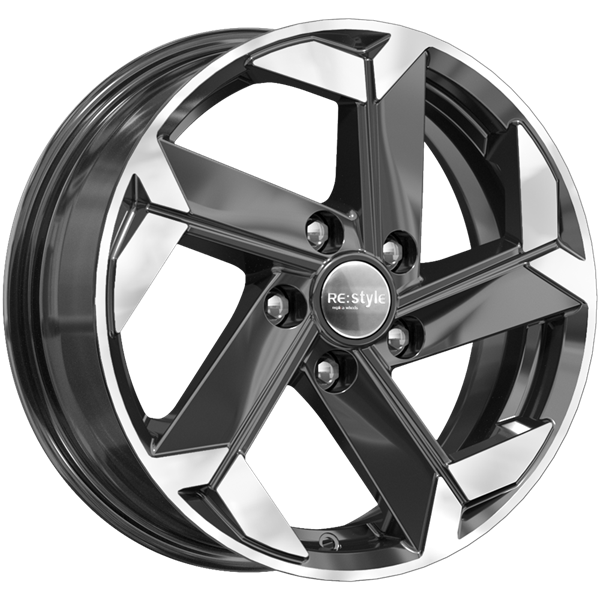Диски K&K КС979 6 х 16 5*112 Et: 43 Dia: 57.1 черный с проточкой глянцевый