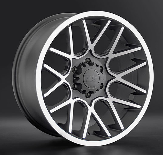 Диски LS wheels LS1349 10 х 20 6*139,7 Et: 0 Dia: 106.1 черный с проточкой матовый