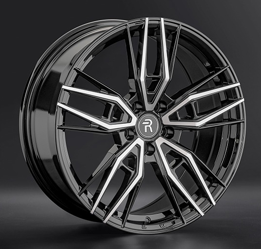 Диски Replay GL77 8 х 18 5*108 Et: 46 Dia: 63.3 черный полностью полированный