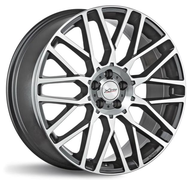 Диски X'trike X-137 8.5 х 20 5*112 Et: 33 Dia: 66.6 черный с проточкой глянцевый