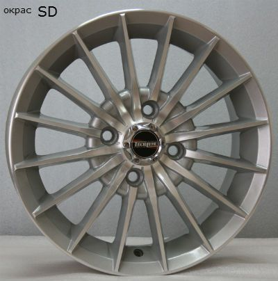 Диски Tech Line 532 6 х 15 4*98 Et: 35 Dia: 58.6 серебристый с проточкой