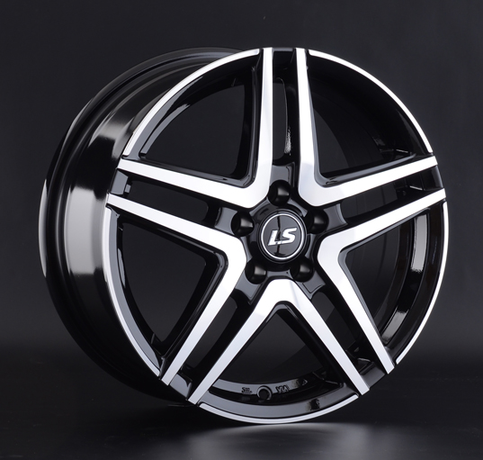 Диски LS wheels LS 420 6.5 х 16 5*100 Et: 38 Dia: 57.1 черный полностью полированный