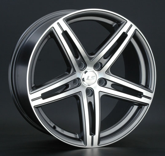 Диски LS wheels LS288 8 х 18 5*114,3 Et: 50 Dia: 73.1 серый с полировкой