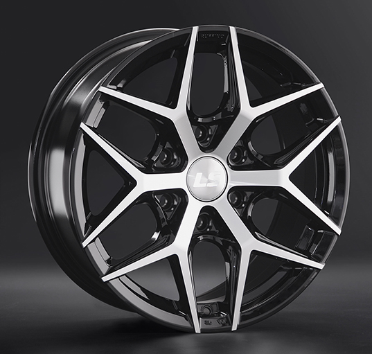 Диски LS wheels LS 1303 8 х 17 6*139,7 Et: 36 Dia: 100.1 черный полностью полированный