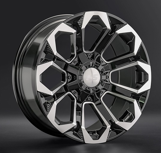 Диски LS wheels LS1366 9 х 20 6*139,7 Et: 20 Dia: 106.1 черный полностью полированный