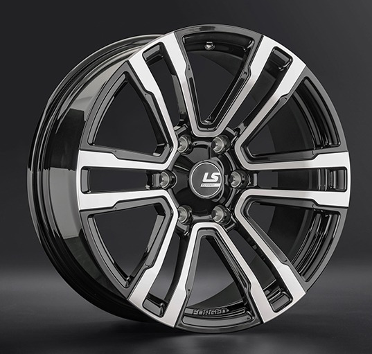 Диски LS Forged FG11 7.5 х 18 6*139,7 Et: 25 Dia: 106.1 черный полностью полированный