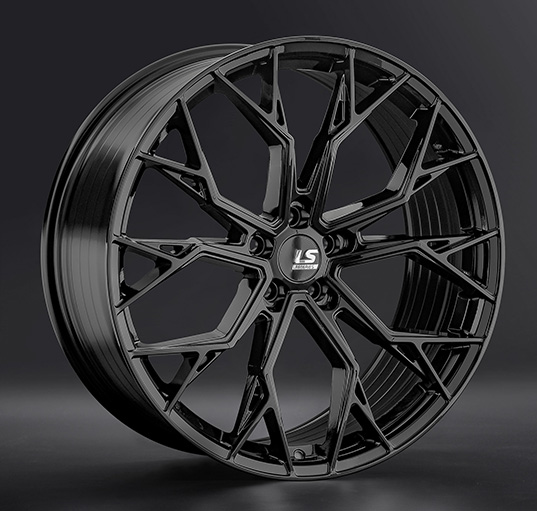 Диски LS wheels FlowForming RC61 9 х 21 5*114,3 Et: 35 Dia: 60.1 черный матовый