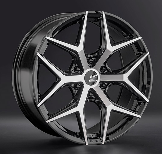 Диски LS wheels FlowForming RC64 9 х 20 6*139,7 Et: 25 Dia: 78.1 черный полностью полированный