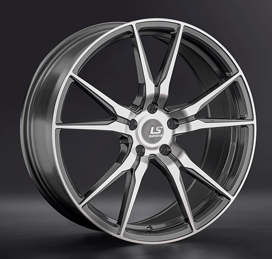 Диски LS wheels FlowForming RC04 8.5 х 20 5*114,3 Et: 45 Dia: 67.1 серый с полировкой