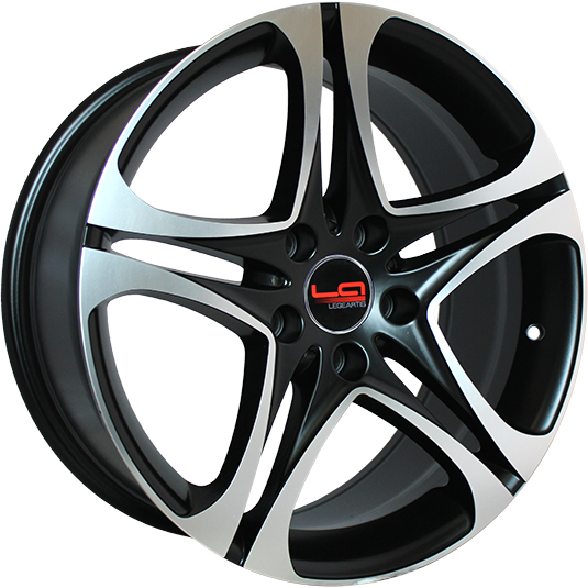 Диски Replica LA B124 8 х 18 5*120 Et: 30 Dia: 72.6 черный с проточкой матовый