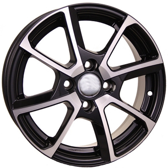 Диски Tech Line 538 6 х 15 4*100 Et: 48 Dia: 60.1 черный с проточкой глянцевый