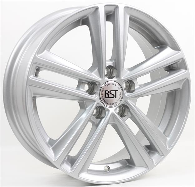 Диски RST R025 6 х 15 5*100 Et: 38 Dia: 57.1 серебро с полированным ободом