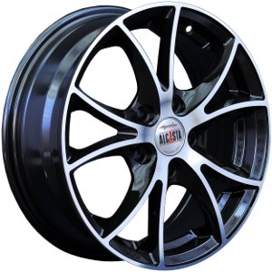 Диски ALCASTA M07 6.5 х 17 5*114,3 Et: 35 Dia: 60.1 черный полностью полированный