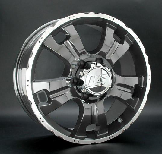 Диски LS wheels LS214 7 х 16 6*139,7 Et: 38 Dia: 67.1 серый с полировкой