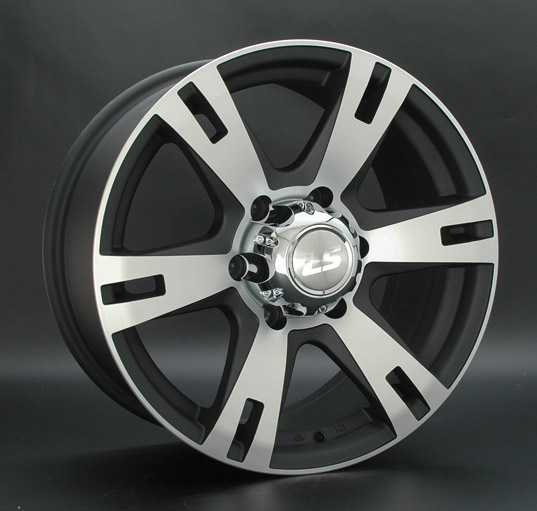 Диски LS wheels LS182 8 х 17 6*139,7 Et: 25 Dia: 106.1 черный с проточкой матовый