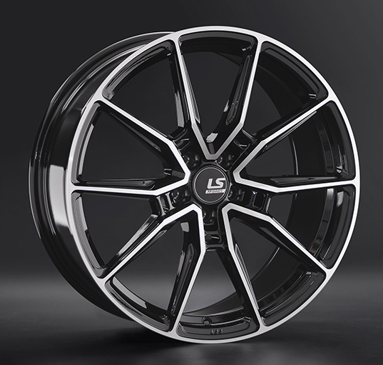 Диски LS wheels FlowForming RC58 8.5 х 20 5*114,3 Et: 45 Dia: 67.1 черный полностью полированный