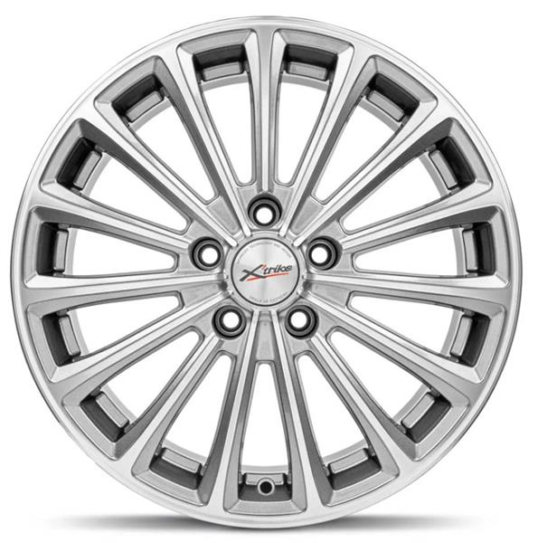 Диски X'trike X-136 7 х 17 5*108 Et: 33 Dia: 60.1 серый с полировкой