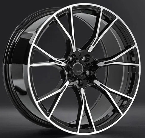 Диски LS Forged FG66 9.5 х 20 5*112 Et: 28 Dia: 66.6 черный полностью полированный