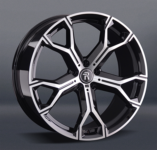 Диски Replay B135 9.5 х 22 5*112 Et: 37 Dia: 66.6 черный полностью полированный