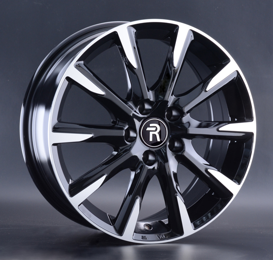 Диски Replay LX148 7 х 17 5*114,3 Et: 35 Dia: 60.1 черный полностью полированный