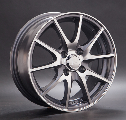 Диски LS wheels LS 536 6 х 15 4*100 Et: 40 Dia: 60.1 серый с полировкой