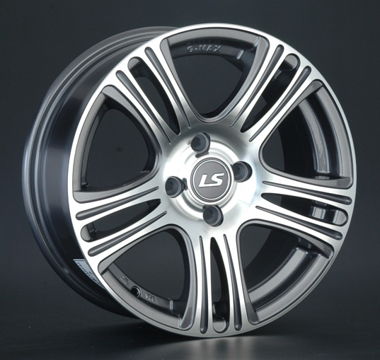 Диски LS wheels LS318 6.5 х 15 4*100 Et: 40 Dia: 73.1 серый с полировкой