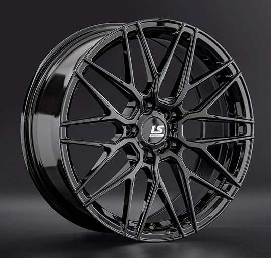 Диски LS wheels FlowForming RC13 8 х 18 5*114,3 Et: 35 Dia: 67.1 черный матовый