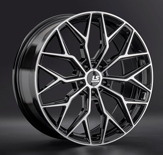 Диски LS wheels FlowForming RC88 8.5 х 20 5*114,3 Et: 30 Dia: 60.1 черный полностью полированный