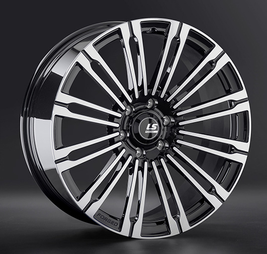 Диски LS Forged FG18 8 х 19 6*139,7 Et: 25 Dia: 106.1 черный полностью полированный