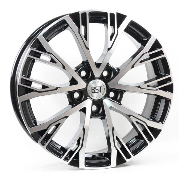 Диски RST R207 6.5 х 17 5*114,3 Et: 45 Dia: 60.1 черный с проточкой глянцевый
