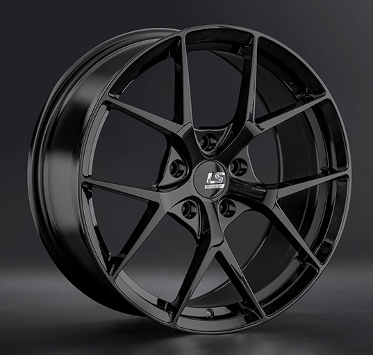 Диски LS wheels FlowForming RC66 8.5 х 18 5*120 Et: 30 Dia: 72.6 черный матовый