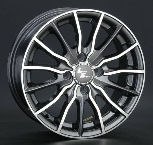Диски LS wheels LS277 6.5 х 15 5*112 Et: 45 Dia: 57.1 серый с полировкой