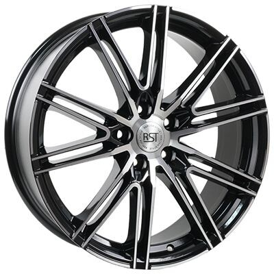 Диски RST R079 8 х 19 5*114,3 Et: 50 Dia: 67.1 черный с проточкой глянцевый