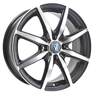 Диски VENTI 1515 6 х 15 4*100 Et: 50 Dia: 60.1 черный с проточкой глянцевый