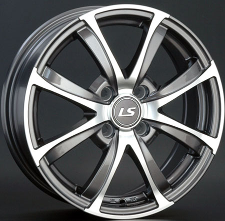 Диски LS wheels LS313 6 х 15 4*100 Et: 43 Dia: 60.1 серый с полировкой