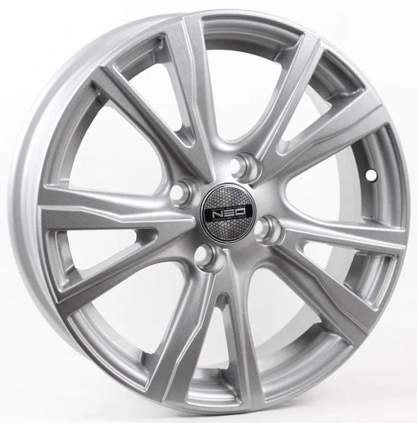 Диски NEO 574 6 х 15 4*100 Et: 36 Dia: 60.1 серебро с полированным ободом